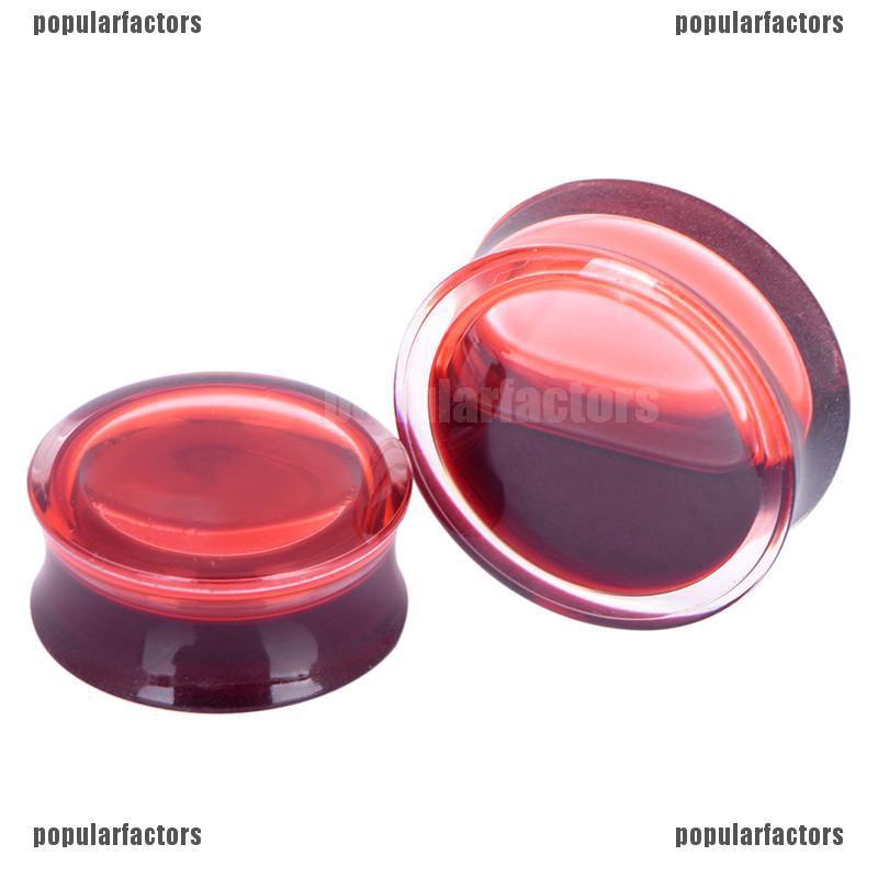 Bông Tai Trong Suốt Màu Trơn Độc Đáo