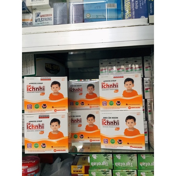 Siro Ăn ngon Ích Nhi plus , hộp 20 ống