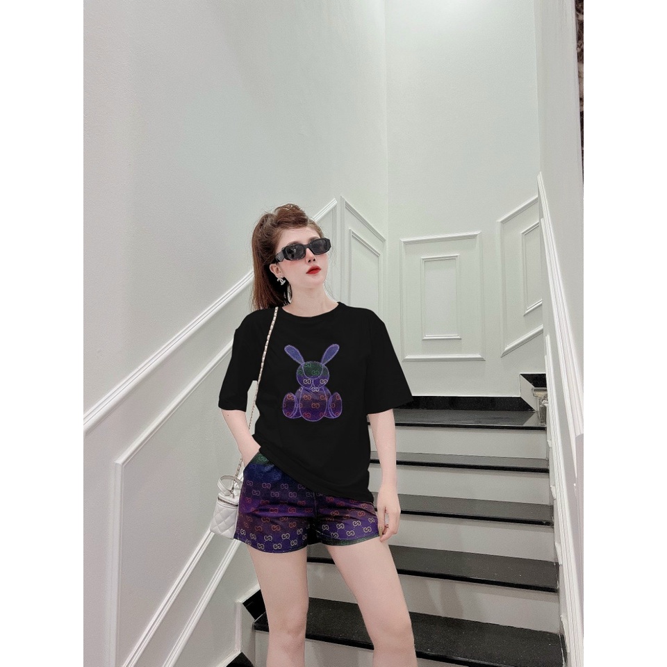 Set Bộ Thời Trang Form Rộng Phối Họa Tiết Chất Thun Cotton Phối Lạnh 3D Co Giãn Đẹp, Mềm, Mịn, Mát