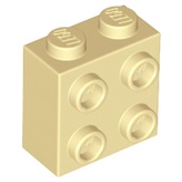 Gạch Lẻ Hàng Mới Brick, được sửa đổi 1 x 2 x 1 2/3 với Studs ở bên cạnh