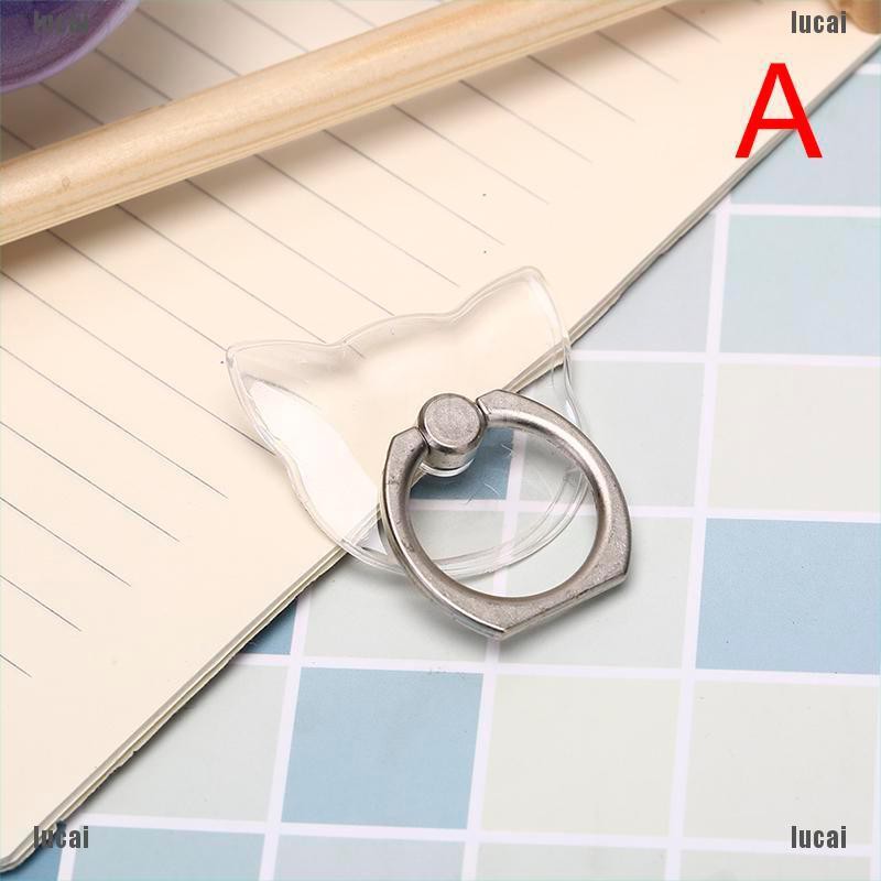 Đế nhẫn điện thoại màu trong suốt có thể quay | BigBuy360 - bigbuy360.vn