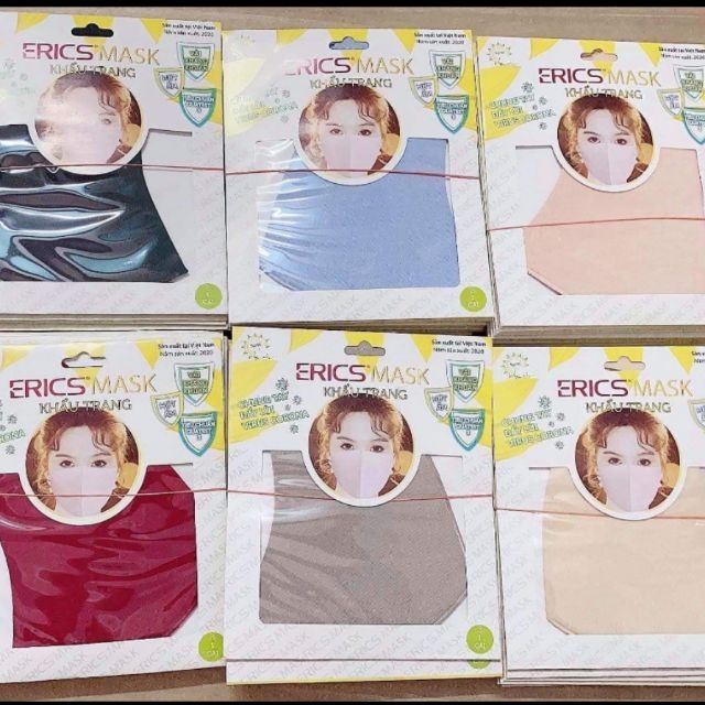 Khẩu trang cao câp ERICS MASK vải kháng khuẩn 2 lớp | BigBuy360 - bigbuy360.vn
