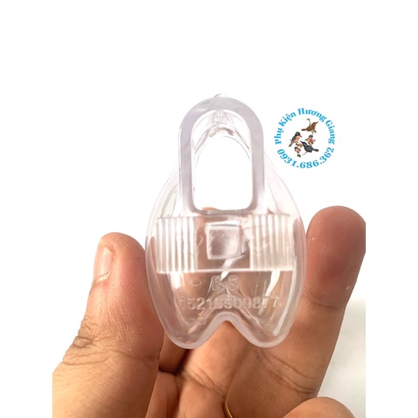 Cóng chống vẩy chim,tác dụng chống cho chim bị vẩy làm tự nhựa trong suốt hộp bao bì đẹp tiền lợi