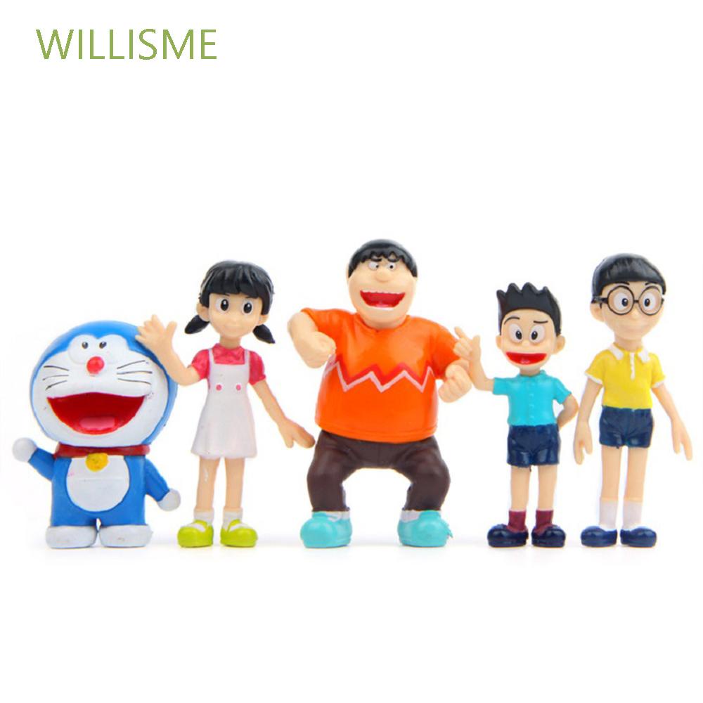 Mô hình đồ chơi nhân vật hoạt hình Nobita Nobi Kawaii Minamoto Shizuka Doraemon dễ thương