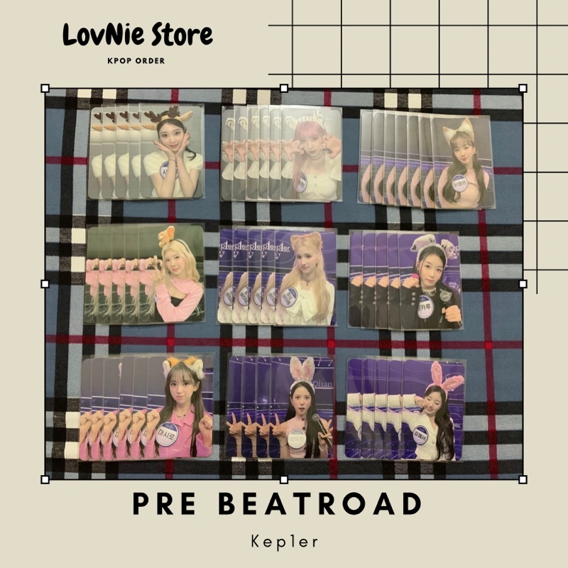 Card và ảnh các thành viên nhóm KEP1ER - Pre web BEATROAD album First Impact