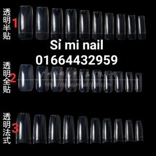 Móng giả dán và nối móng nail.