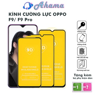 Kính Cường Lực Oppo F9 F9 Pro R17 Pro Full màn độ bền cao chống trầy xước rơi vỡ tặng kèm khăn lau màn hình