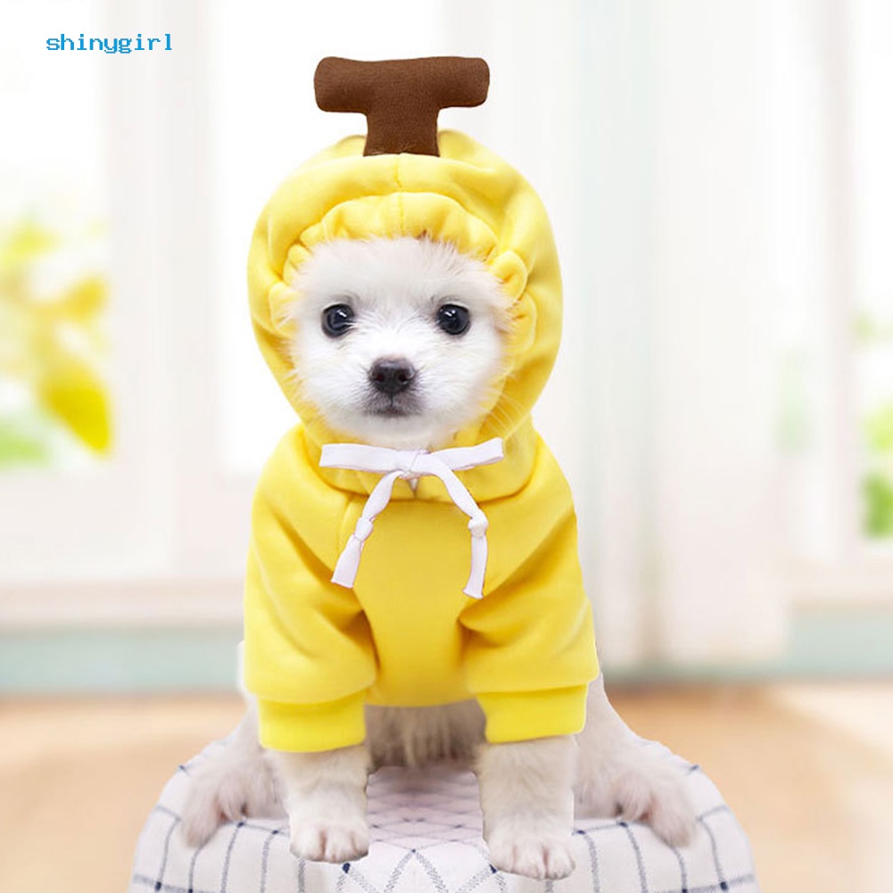 Áo nỉ hoodie cosplay hoa quả siêu đáng yêu cho chó mèo thú cưng
