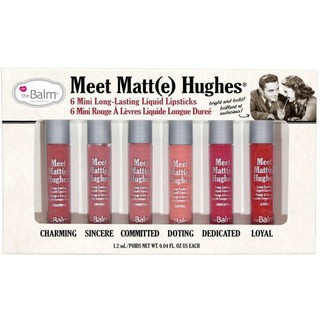 Set mini son kem lì The Balm Meet Matte Hughes