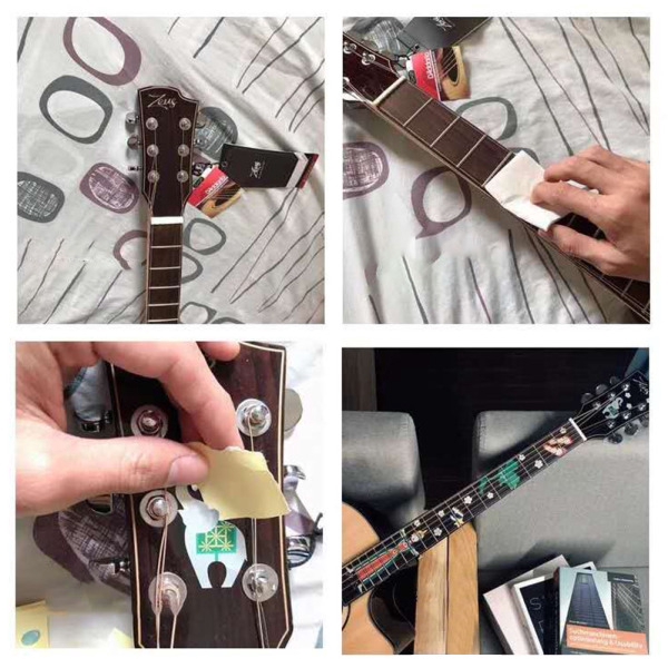 Sticker dán trang trí cần đàn guitar nhiều phong cách xinh đẹp để chọn