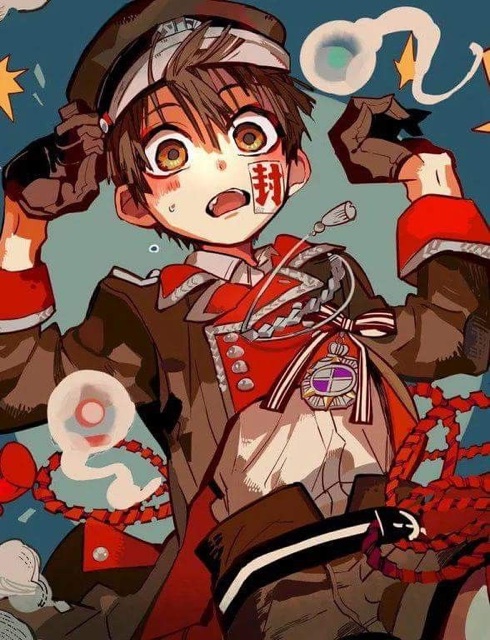 5 poster hanako-kun , tranh dán tường hanako-kun