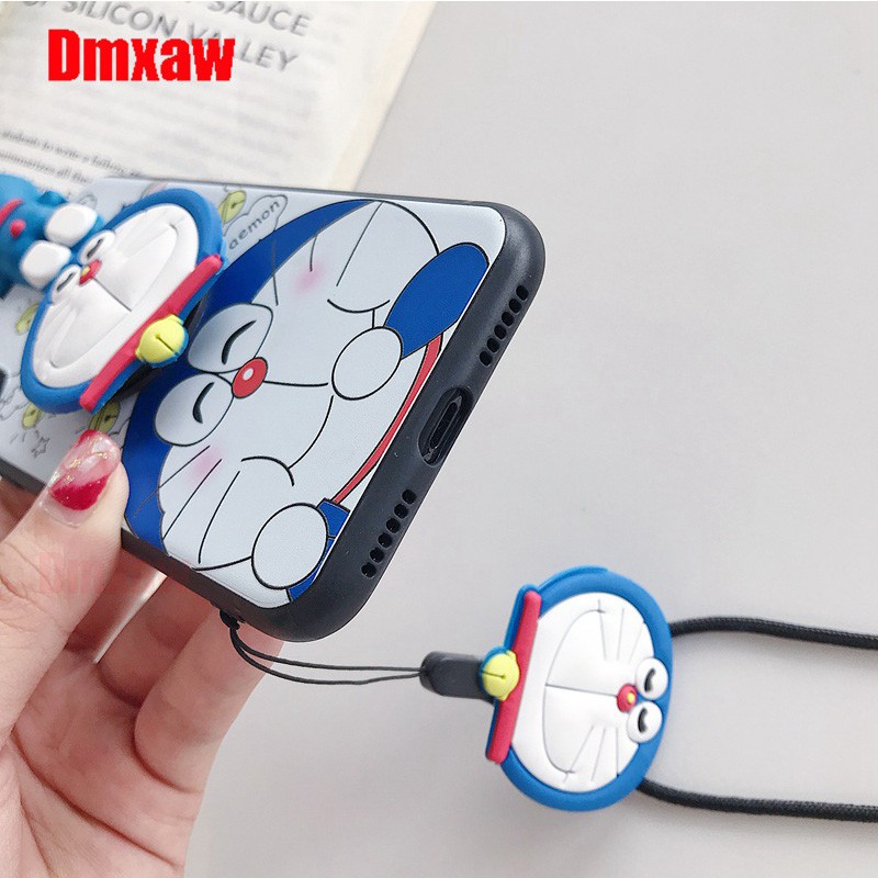 Ốp lưng hoạt hình Doraemon cho OPPO A7 A5s F9 F7 F5 A73 A3s A3 K1 R15 R17 A83 F1s A57 A37 F1 Plus