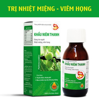 Trị Nhiệt Miệng Viêm Họng Khẩu Niêm Thanh - An Toàn và Hiệu Quả Nhanh