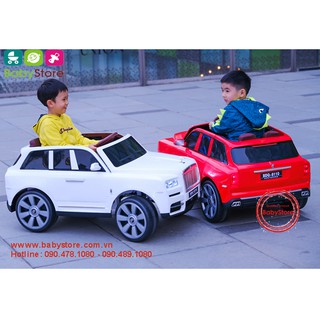Ô tô điện trẻ em siêu sang Rolls Royce 8110 (4 động cơ, cánh mở, bảo hành 1 năm)