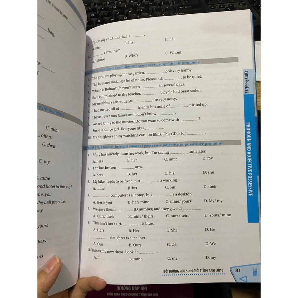 Sách - Bồi dưỡng học sinh giỏi tiếng anh 6 theo chuyên đề chuyên sâu và luyện đề