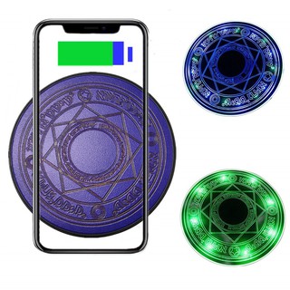 Đĩa sạc nhanh không dây 10w qi chuyên dụng cho iphone x xs 8 7+samsung note 9