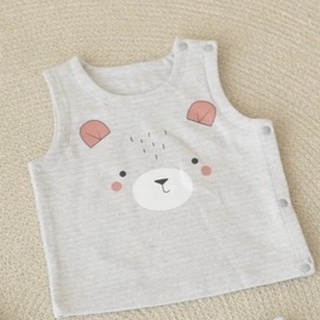 Gi lê nỉ mỏng Little love LIL thu đông Gile Ghi lê sơ sinh bé trai bé gái