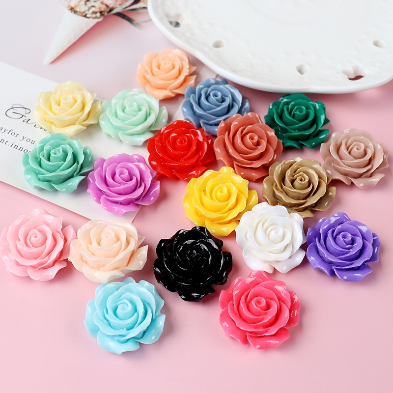 những bông hoa đầy màu sắc Resin phụ kiện dép Crocs charm DIY khóa giày crocs jibbitz Nhựa trang sức Phụ kiện trang trí giày crocs nút trang trí điện thoại di động Nắp đậy / Khung ảnh / Cốc nước / Túi Nguyên liệu làm phụ kiện handmade sáng tạo