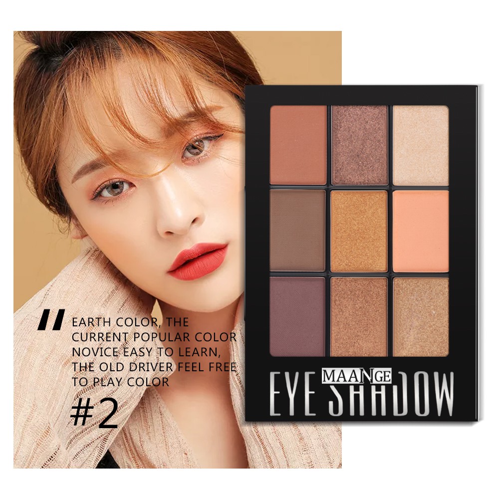 Bảng phấn mắt có，phấn má hồng sáng bóng 9 màu trang điểm độc đáo MAGEFY Bảng phấn mắt nhũ  lấp lánh phấn mắt trang điểm siêu xinh | BigBuy360 - bigbuy360.vn