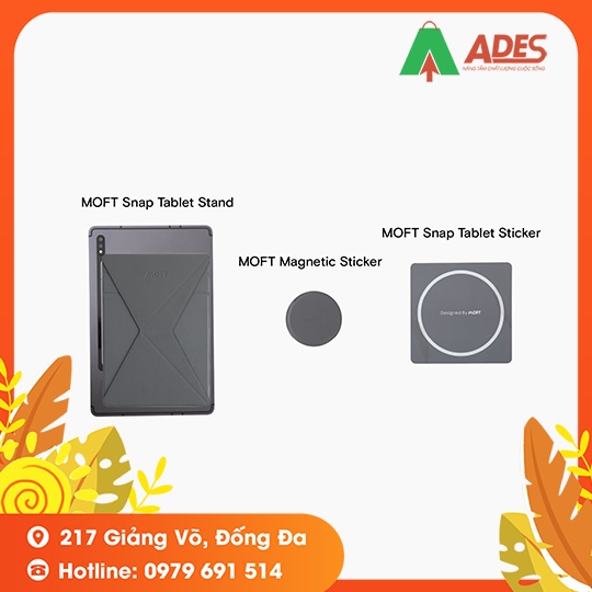 MOFT SNAP Tablet Stand Giá Đỡ Máy Tính Bảng Hít Nam Châm Màn Hình 9.7 Hàng Chính Hãng
