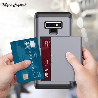 Ốp lưng điện thoại có ngăn đựng thẻ dành cho Samsung Galaxy Note 9 Note9