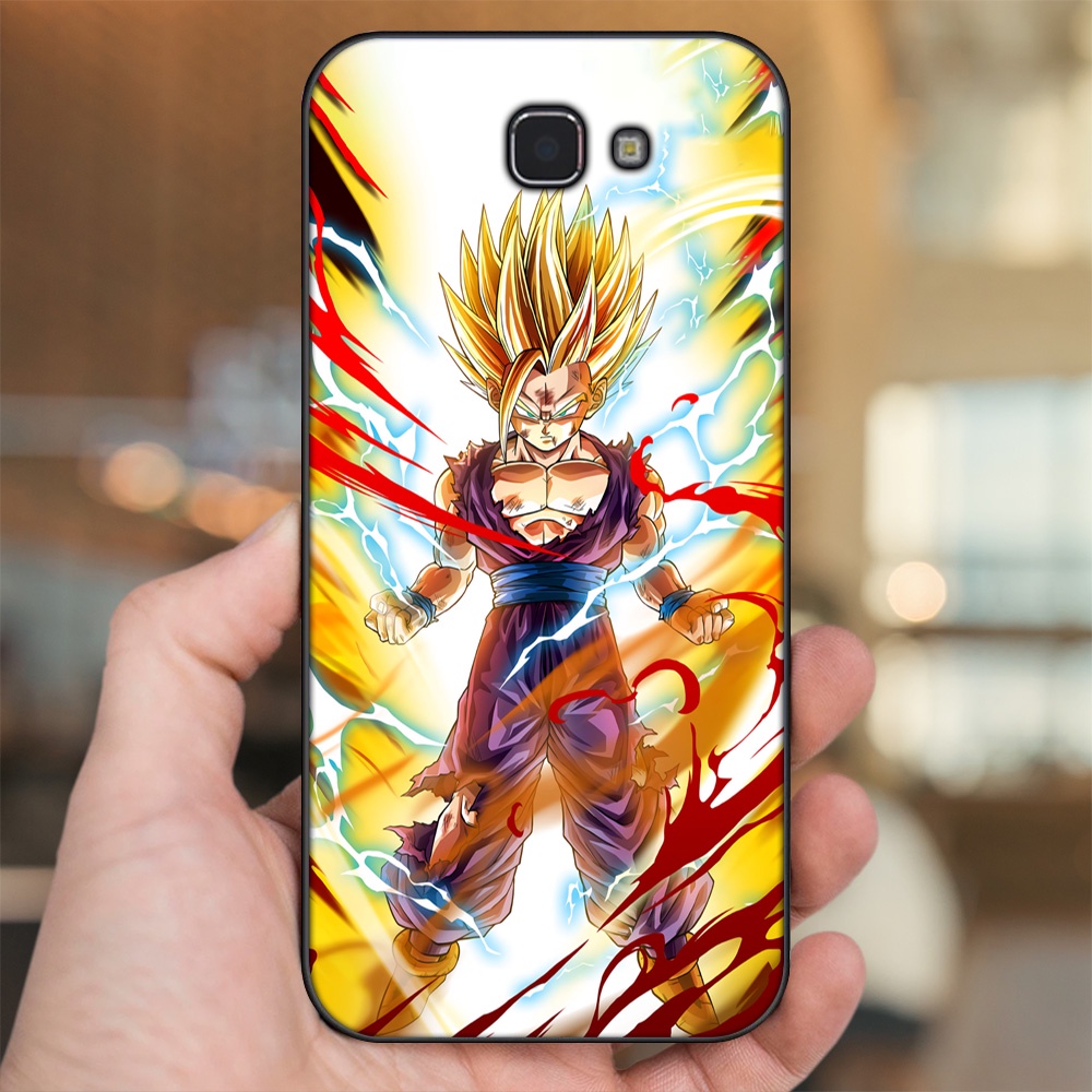 Ốp lưng Samsung J5 Prime, J7 Prime viền đen in hình Gohan Dragon Ball