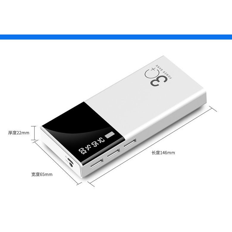 Pin Sạc Dự Phòng POWER BANK 30+ Dung Lượng 10000 mAh