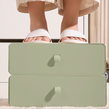 Hộp lưu trữ đồ lót Chống bụi Vớ áo ngực bằng nhựa có thể xếp chồng lên nhau Quần Tổ chức cho tủ đựng quần Boron069