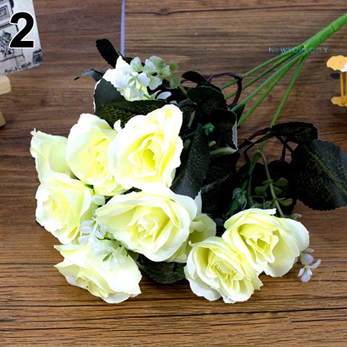Bó Hoa Hồng Nhân Tạo Phong Cách Châu Âu 1 Đến 12 Đầu