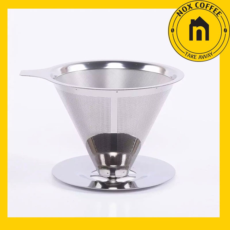 Phễu V60 Bằng Thép Hình Nón (Pour over)