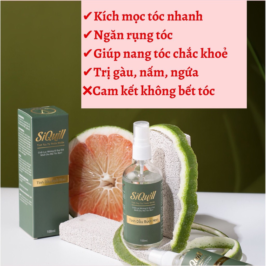 Tinh Dầu Bưởi Non Kích Mọc Tóc SiQuill