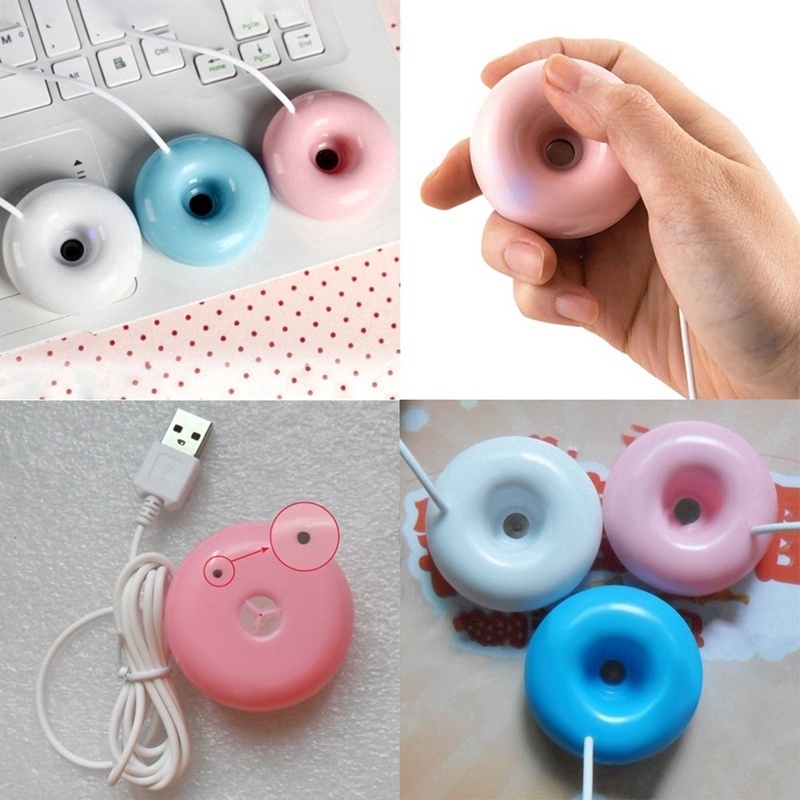 Máy Tạo Độ Ẩm Không Khí Mini Hình Bánh Donut