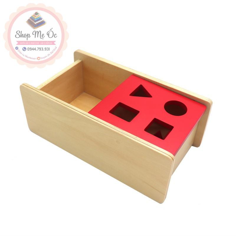 Giáo cụ Montessori 0-3 - Hộp Thả Hình