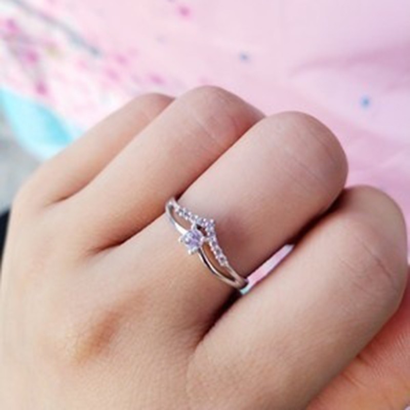 Nhẫn bạc 925 thời trang Trang sức cho phụ nữ