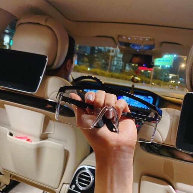 Kính chống giọt bắn phòng dịch FACE SHIELD  kín mặt , tấm che chắn giọt bắn bảo hộ trẻ em , người lớn trong suốt . | BigBuy360 - bigbuy360.vn