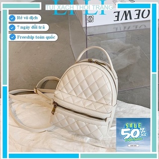 Balo mini nữ 💖💖 Balo đẹp dáng mini hoạ tiết trần trám siêu cute!!! BL002 (có kèm video, ảnh thật)