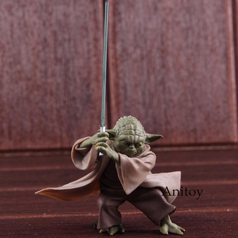 Mô hình nhân vật Jedi Knight có đèn saber phim Star Wars