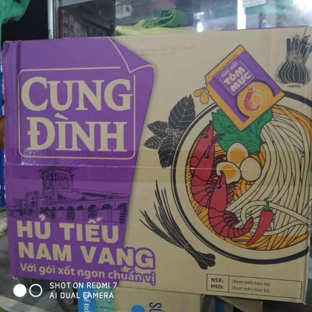 Thùng hủ tiếu Nam Vang Cung Đình 30 gói x78g