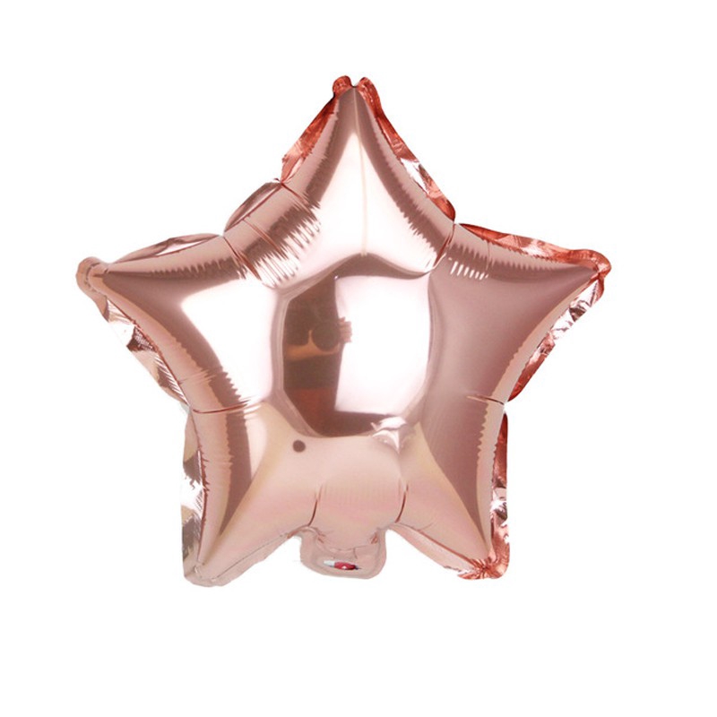 Set 20 Bong Bóng Hình Ngôi Sao Năm Cánh 10 Inch Trang Trí Tiệc