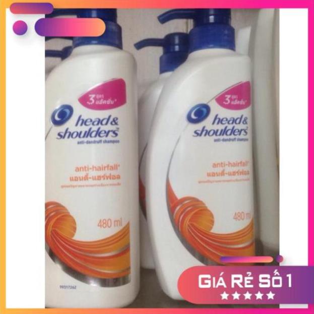 Dầu gội Head&shoulders Anti-hairfall 480ml Thái lan