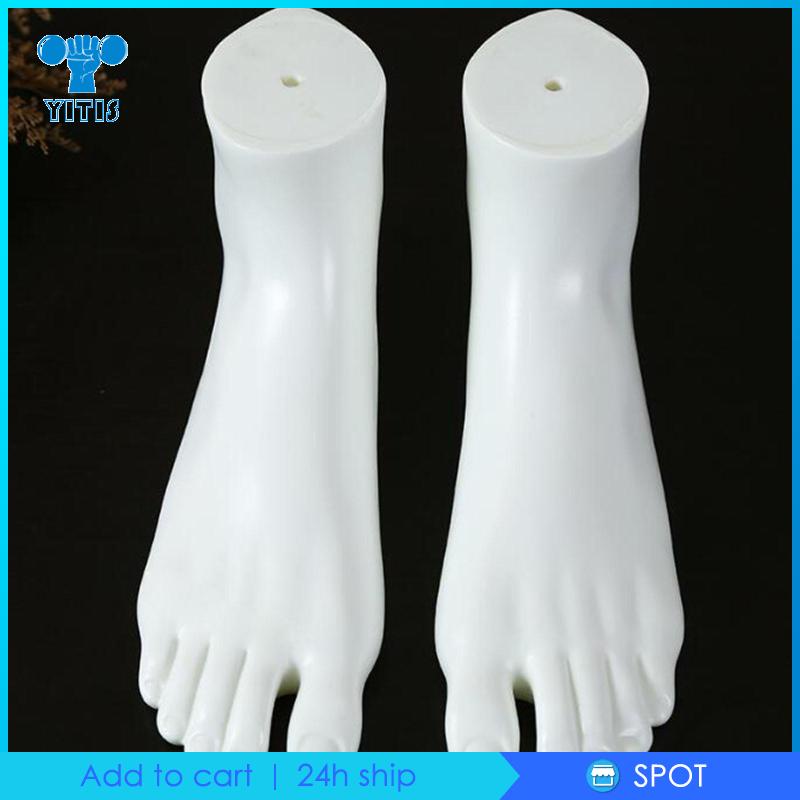 Cặp Mô Hình Bàn Chân Người Bằng Nhựa Cho Giày Sandal