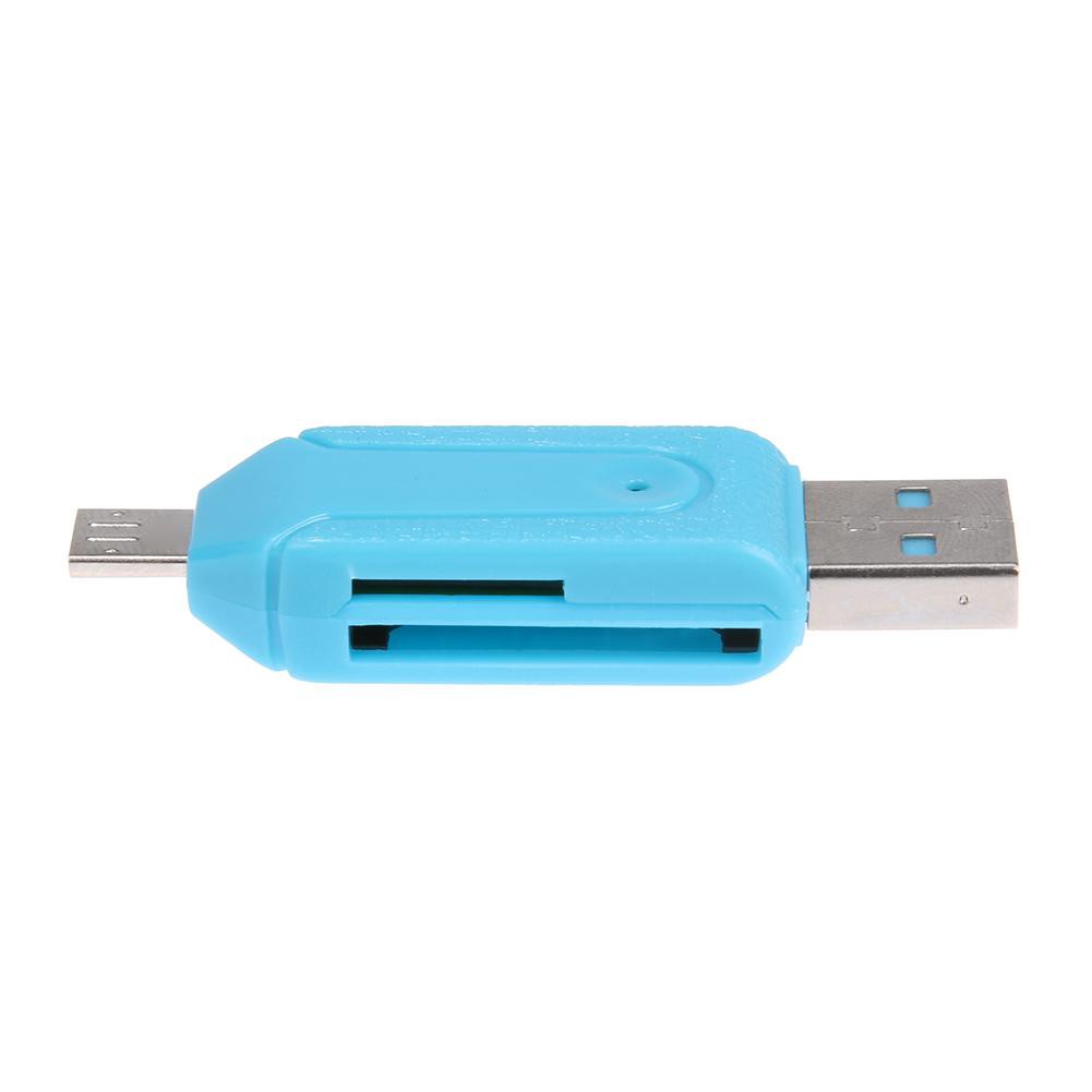Đầu đọc thẻ nhớ USB / Micro unihappy Mini TF / SD cho điện thoại thông minh