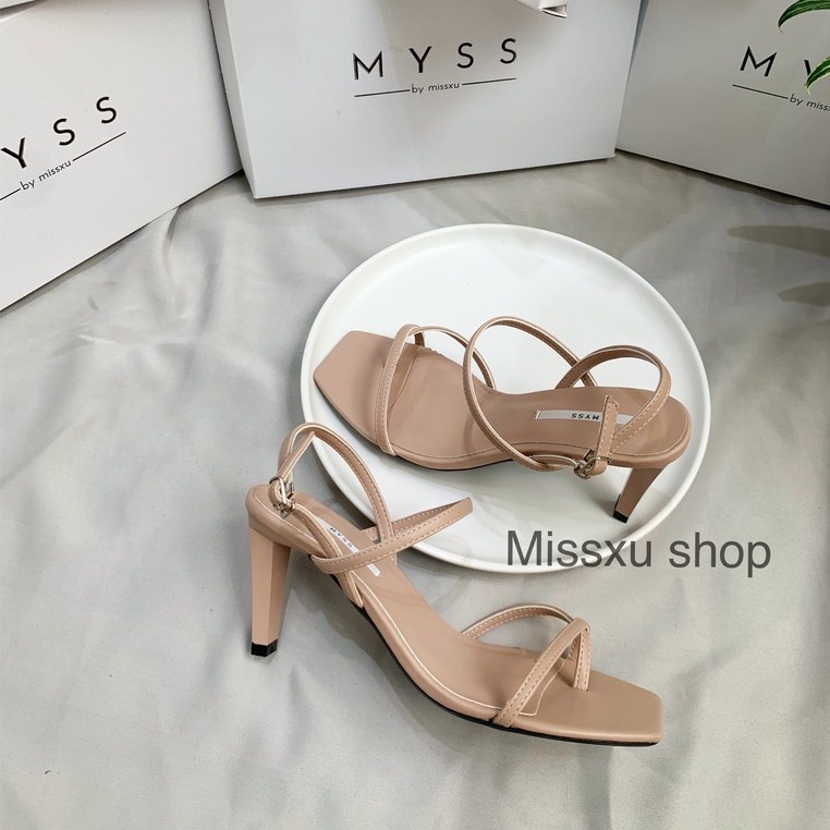 Giày sandal nữ xỏ ngón dây mảnh 7cm thời trang MYSS - SD65