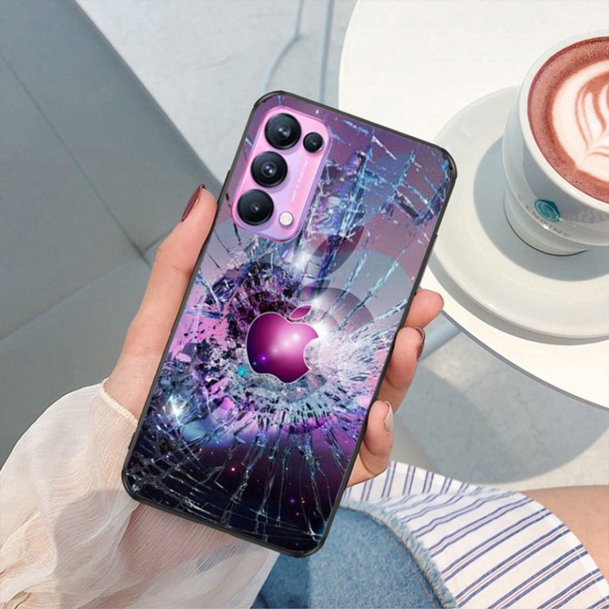 IN ốp lưng oppo reno 5 oppo reno 4 in hình giả iphone siêu đẹp