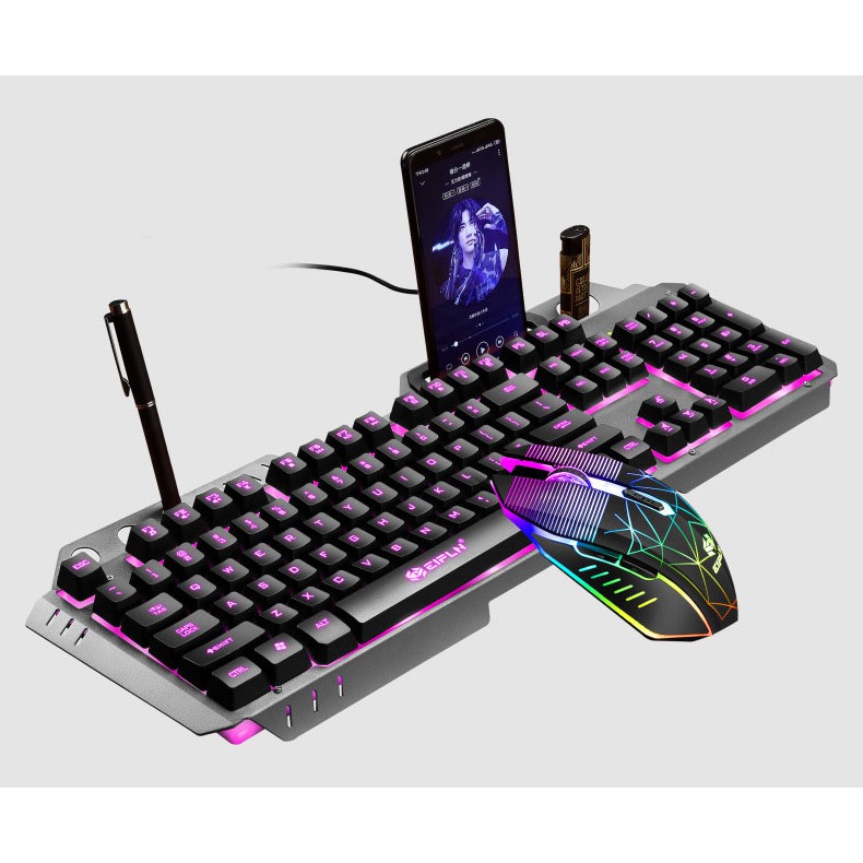 BỘ PHÍM CHUỘT GAMING CAO CẤP E88 LED PRO FULLBOX CỰC BỀN & GÕ CỰC ÊM | BigBuy360 - bigbuy360.vn