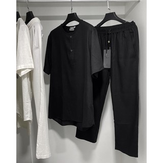 QUẦN DÀI lưng thun Linen Set CHUOT TRANG