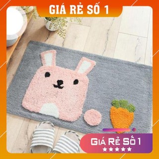 [ Thảm ] Thảm chùi chân lông mịn hình dễ thương (shopmh59) (mh59)