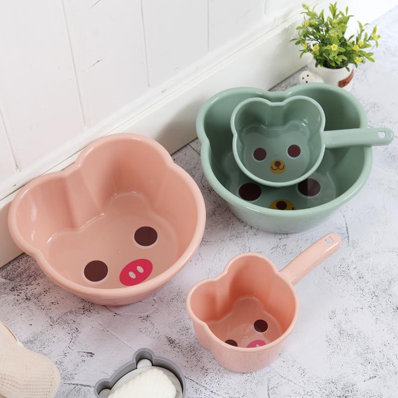 Chậu Rửa Mặt Cỡ Lớn Chất Liệu Dày Dặn Họa Tiết Hoạt Hình Cho Bé | BigBuy360 - bigbuy360.vn