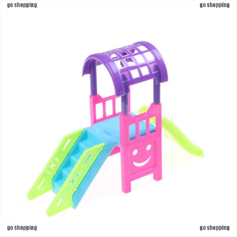 {go shopping}Toy Accessories Doll Amusement Park for 10CM Doll Slide Amusement park