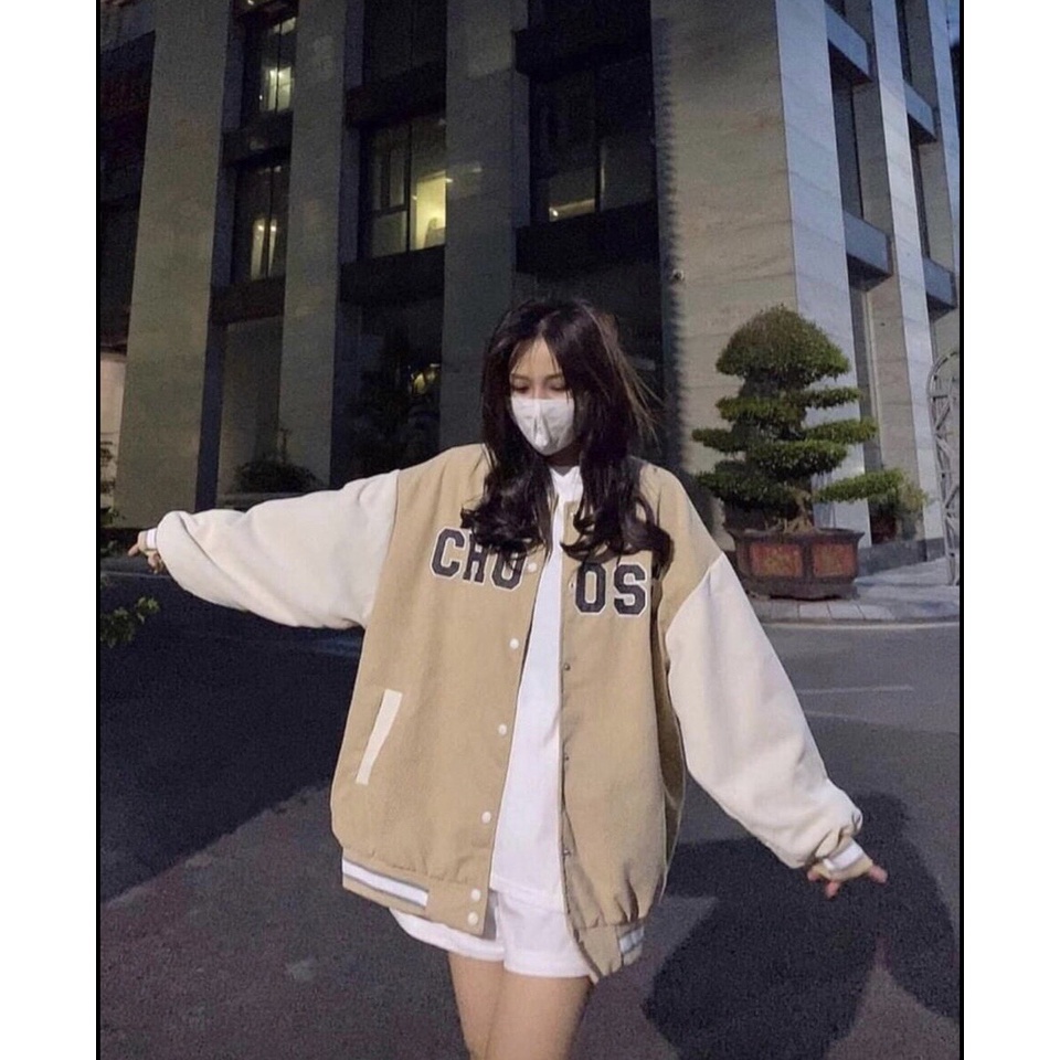  Áo khoác nỉ nhung bomber unisex nam nữ thêu chữ CHOOSE phong cách ulzzang | BigBuy360 - bigbuy360.vn